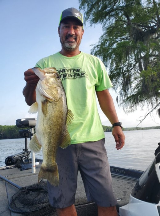 Photo of Bass Caught by Tim with Mister Twister 4