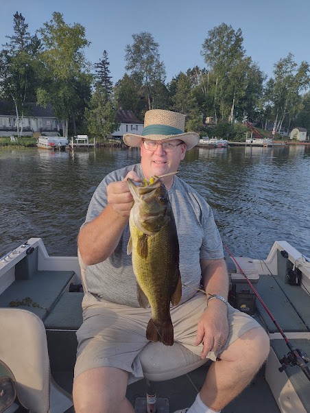 Photo of Bass Caught by Kevin with Mister Twister  in Wisconsin