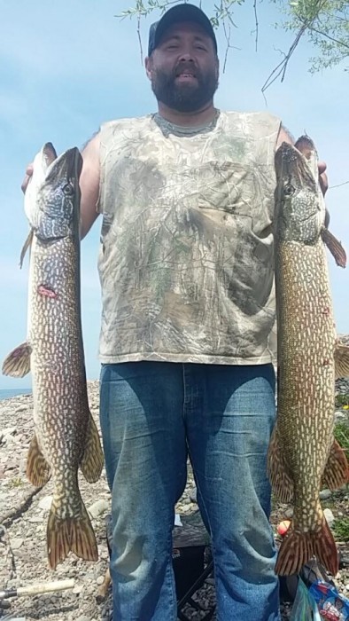 Photo of Pike Caught by George with Mister Twister  in New York