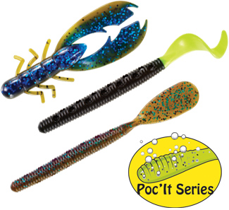 Mister Twister Poc'it Series Lures Release Bubbles - Press Release