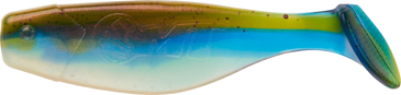 2.5" Tri-Com Sassy Shad - Green Pumpkin - 25/pk Thumbnail