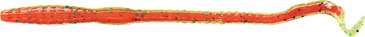 6" Phenom Worm - Chart/Red Core/Green Flk - 100/pk Thumbnail