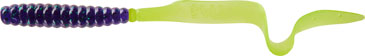 6" Twister Tail - Junebug/Chart Tail - 100/pk Thumbnail