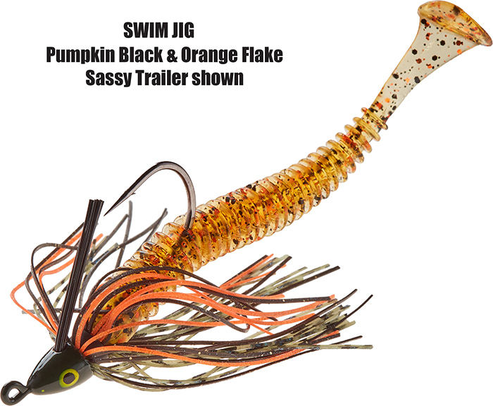 Sassy Trailer used with a Swim Jig